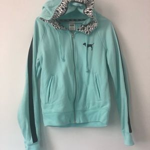 Victoria Secret PINK Baby Blue Hoodie